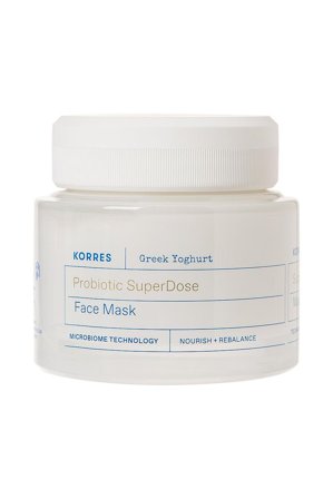Korres Greek Yoghurt Probiotic Superdose Face Mask 100 ml, Skincare, Masker, Dybderensende Masker
