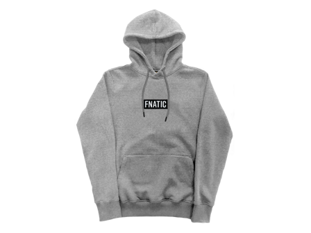 Fnatic Box Logo Hoodie, Melange Grey