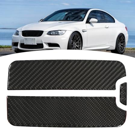 Bagagerumsarmlæn Kassedækslet Trim Ægte Kulfiber Dekoration Udskiftning til M3 E92 Coupé 2007‐2013