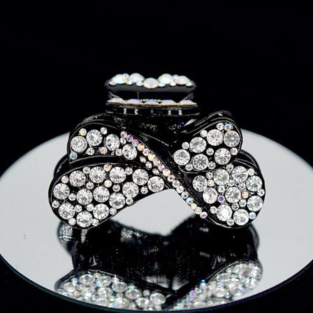 Hårklämma med kristallstrass damer kvinnor hårspännen hårtillbehör au