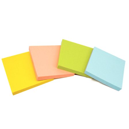 Super Sticky Post-it -laput, karnevaalin värit, 76 mm x 76 mm, 90 arkkia