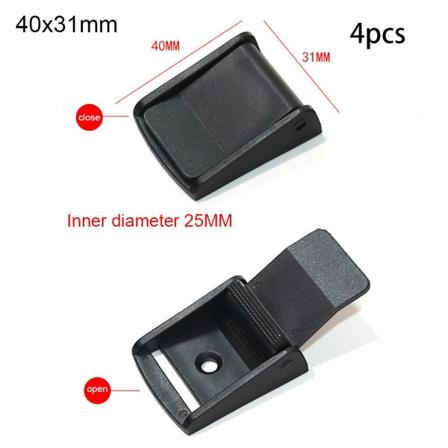 4stk Bindereimspenne Plast Pressespenne 40X31MM 40x31mm