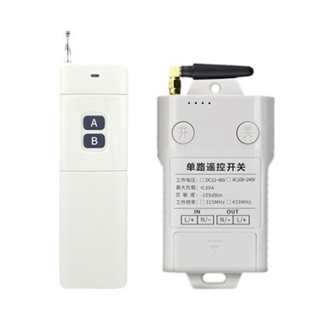Fjärrkontrollswitch 3000M Långdistans trådlös RF-switch Trådlös fjärrkontroll för högeffekts vattenpumpsmotor 315/433MHz