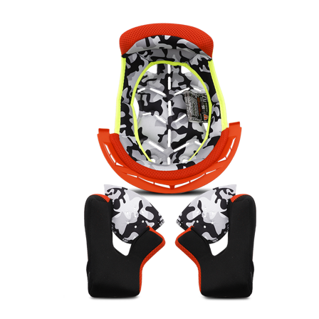 Kypärän Vuori LS2 MX437 EVO Neonoranssi M