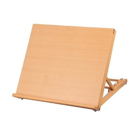 Bærbar Skisse Staffeli Trebord Kunstner Bordplate Tegnebrett Stativ