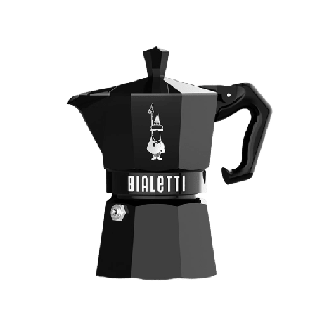 Bialetti Kokare 3 kopp MOKA Exclusive Bialetti Köksredskap Unisex Svart 130ML