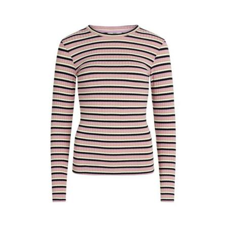 Mads Nørgaard Mads Nørgaard 5x5 Lurex Stripe Pink Lavender Tuba Top Pink, Dame, Størrelse: XL