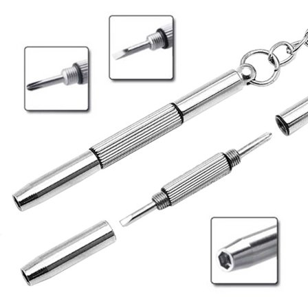 Mini-briller-skrue med dobbelt hoveder