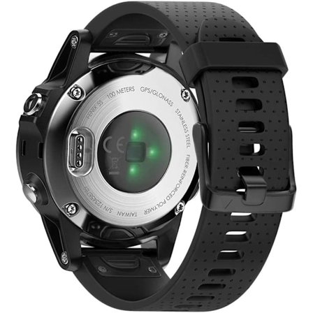 Remm for Garmin Fenix ​​5s / Fenix ​​5s Plus / Fenix ​​6s / Fenix ​​6s Pro, 20 mm bredde Quick-Fit silikon klokkearmbånd, flere farger (svart)