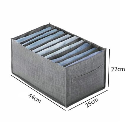 Garderob Klädorganisatör Byxor Jeans Förvaringslåda Skåp Organisatör Lådor Underkläder Strumpor T-shirt Garderob Förvaringsorganisatörer