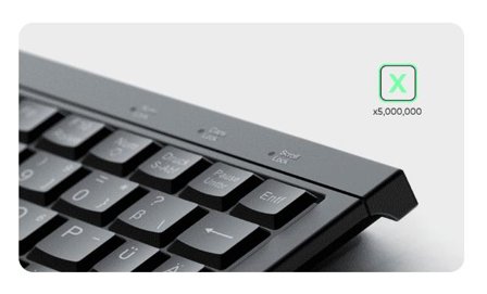 KEYSONIC TAS KSK-3211ELU (DE) Super-Mini Touchpad schwarz