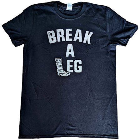 Foo Fighters Unisex Adult Break A Leg T-Shirt M Svart