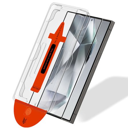 1-PACK Samsung S24 Ultra Skærmbeskytter - Hærdet Glas | [Automatisk Installation] - Boblefri