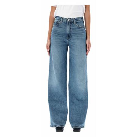 Frame, Wide Jeans Blauw, Dames, Maat:W27