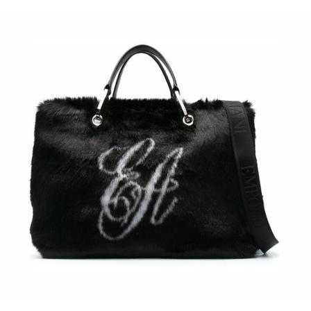 Emporio Armani Handbags Sort, Dame Håndtasker, Størrelse: ONE Size