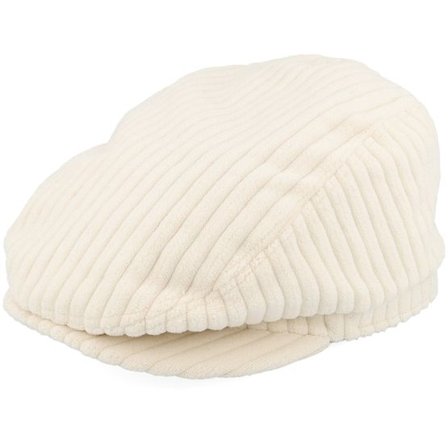 Barts - Vit flatcap Keps - Systa Cap Cream Flat Cap @ Hatstore