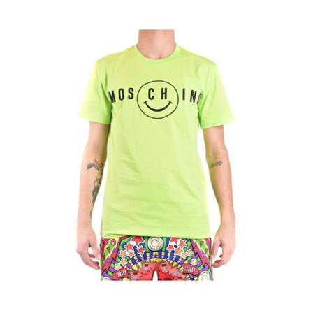 Moschino T-Shirt Logo Smile Grøn, Herre