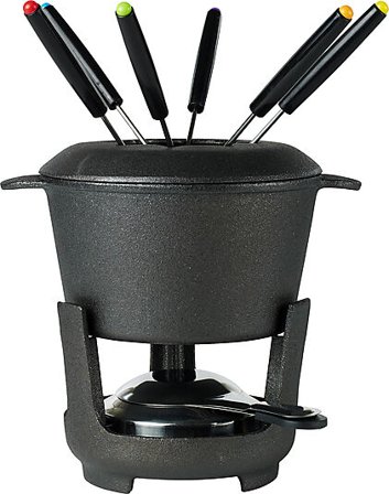 FUNKTION FONDUESETT I STØPEJERN 10 DELER