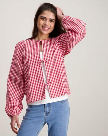 Sofie Schnoor Shirt Rød Skjorter Jente - Kids Brand Store