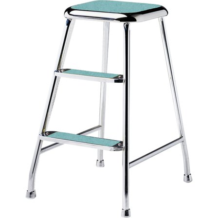 Lindqvistpallen Lindqvist krakk, krom/aqua