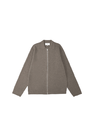 NORVIE Cardigan med dubbelzip NICO Tröjor Brun XL