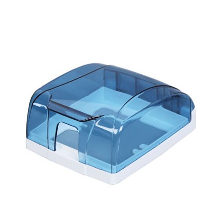 1 stk. (Farge: Blå) Bryterknappbeskyttelse Dørklokke Stikkontakt Vanntett Enhet Vanntett Hus Sprutsikker Boks Hjemmetilbehør