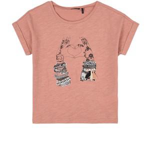 Kids - IKKS Pink Hands Making a Heart T-Shirt 14 years - Tops - 14 years - Pink - Mädchen