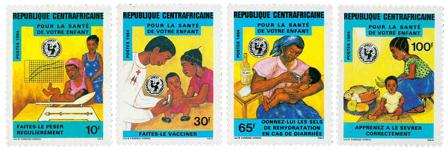 Centralafrika - YT 636-39 - Postfrisk