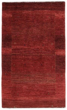 Noué À La Main Loribaft Fine Persan Tapis 84X138 Persan De Laine Rouge Foncé/Noir Petit