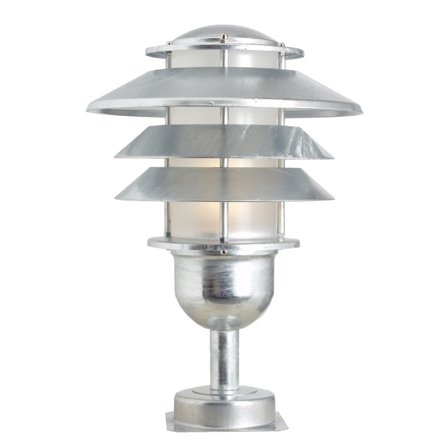 Westal Alefors fodlygte 330 x 260 mm, sandblæst Sølv, Belysning