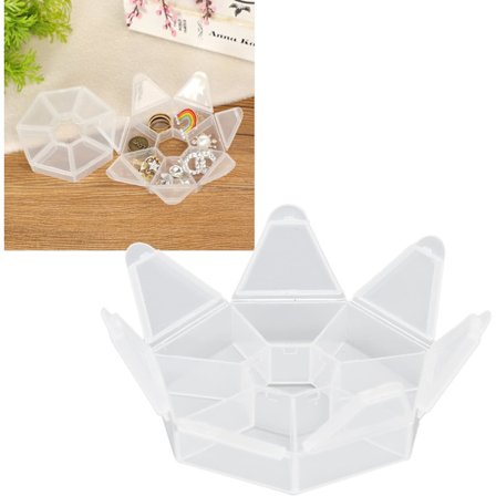 2 st Organizer Behållare för Persika Smycken piller