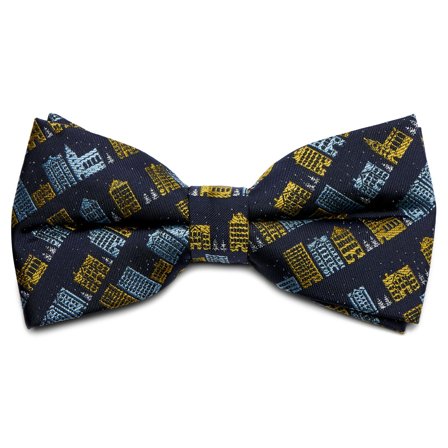 Marineblå Winter Wonderland Butterfly til mænd - Bundne butterflies