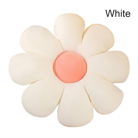 38cm Auringonkukkatyyny Istuintyyny VALKOINEN - spot-myynti