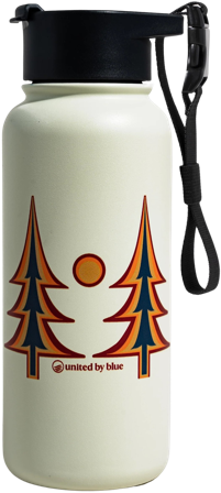 United by Blue Insulated Steel Bottle termospullo, 946 ml, Cream