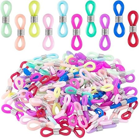 100 stk. Maske Kæde Tilbehør Brillekæde Løkker Briller