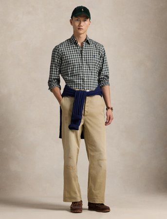 Polo Ralph Lauren Custom Fit Plaid Twill Shirt - Multi/patterned - S