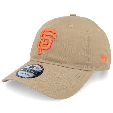 New Era - San Francisco Giants MLB Core Classic 9TWENTY Khaki Dad Cap Unconstructed Beige Cap - MLB @ Hatstore