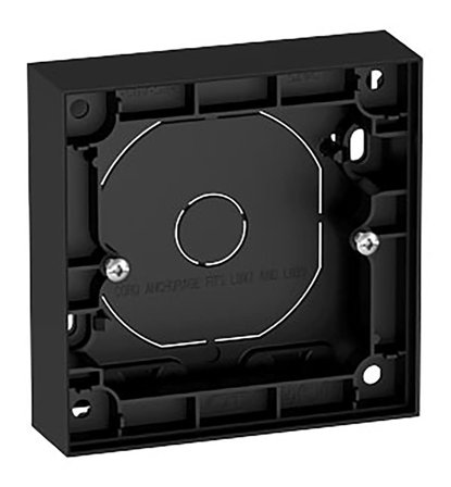 Elko Plus Förhöjningsram 20 mm, svart 1 enhet, Strömbrytare & vägguttag