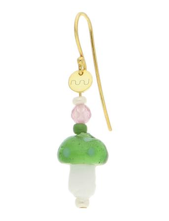 Zoe Accessories Jewellery Earrings Single Earring Grønn Nuni Copenhagen*Betinget Tilbud