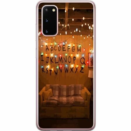 Samsung Galaxy S20 Genomskinligt Skal Stranger Things