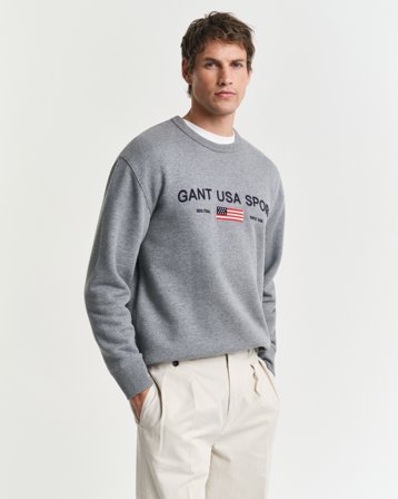 GANT Herren Graphic Rundhals-Sweatshirt (XXL)