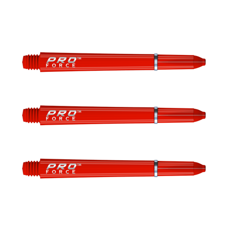 Winmau Pro Force Shafts | Winmau Medium / Red
