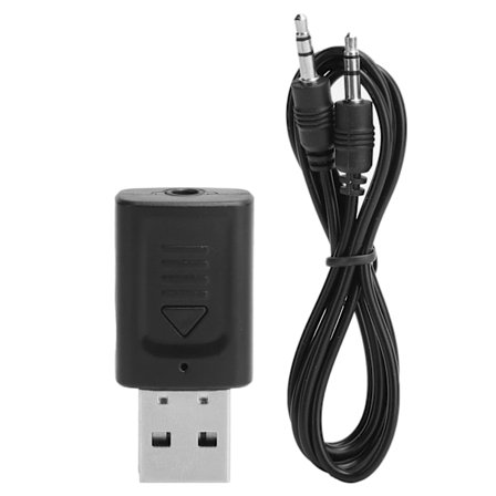 Bluetooth-modtager-sender 2 i 1 trådløs lydadapter AUX-køretøjsmonteret dongle