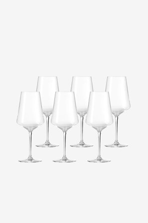 Leonardo - Rödvinsglas PUCCINI 6-pack - Transparent - Vinglas - Från Homeroom