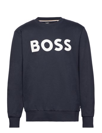 Soleri 02 Sweat-shirt Genser Marineblå BOSS*Betinget Tilbud