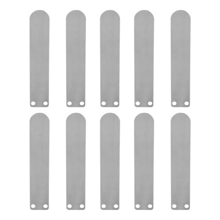 10 stk. ventilplate for luftkompressor, kraftig støpejern, inntaks- og eksosutstyr, 80 inntak lang plate