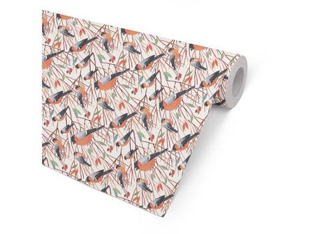 HEDLUNDS OF SWEDEN Julpapper 57cmx154m Rödhake - Lyreco - Emballage och lagerutrustning - Presentinslagning - Presentpapper och Julpapper