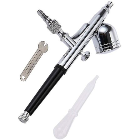 Airbrush Airbrush Kit 0,5 mm Maling Kunst Neglekunst Sprøjtepistol Kompressor