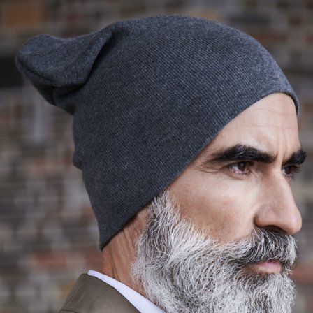 Grey Kyler Kite Lightweight Organic Cotton Beanie for Men - Beanies