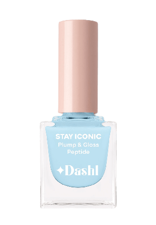 DASHL Stay Iconic Plump & Gloss Peptide Nagellack Unisex Blå 10ML
